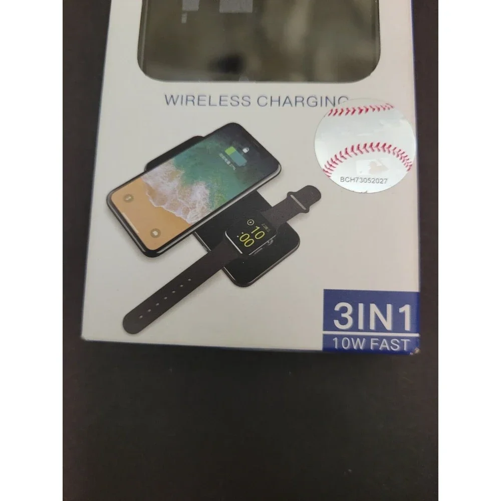 Fan Brander 3 In 1 Wireless Charging Pad LA Dodgers Universal Phone IWatch New